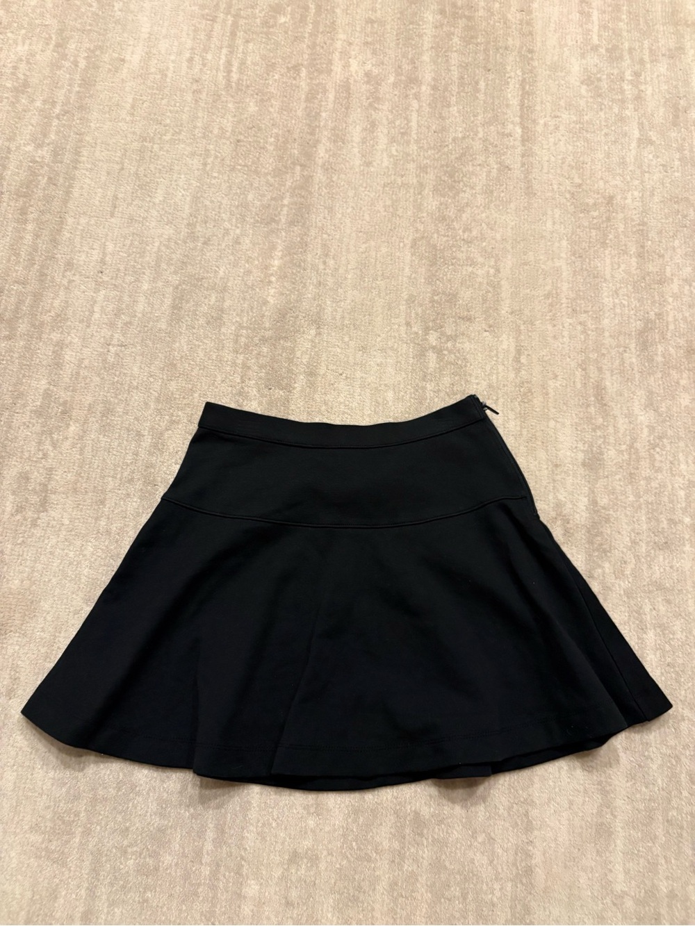 Crewcuts by J. Crew black knit skirt. Side zipper. Size 8. Barely worn!